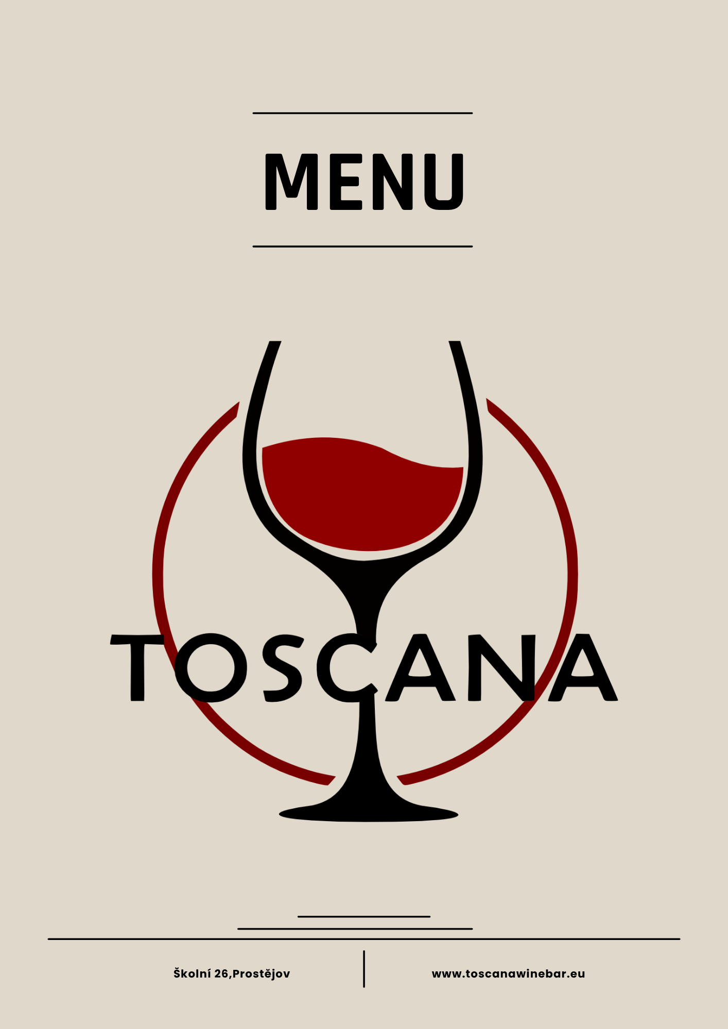 Hlavní náhled menu